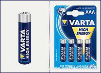 VARTA - MICRO AAA 4903-LR03 4er High Energy