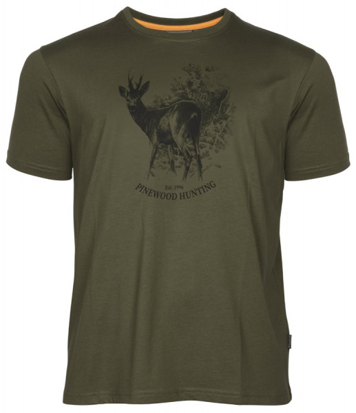 PINEWOOD - T-Shirt Roe Deer 107 Olive