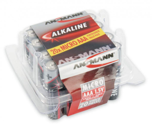 ANSMANN - Batteriebox Micro AAA 20 Stück