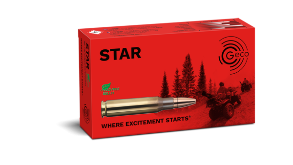 GECO - 9,3x62 STAR 16,2/250 bleifrei Jagdpatronen 20er