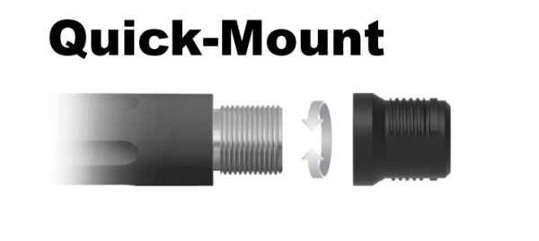SVEMKO - Quick Mount Adapter 5/8''x24 für QuickMount Schalldämpfer