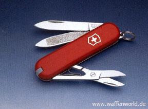 VICTORINOX - 58 CLASSIC SD mit Ring Rot 58mm 21g - Style Icon