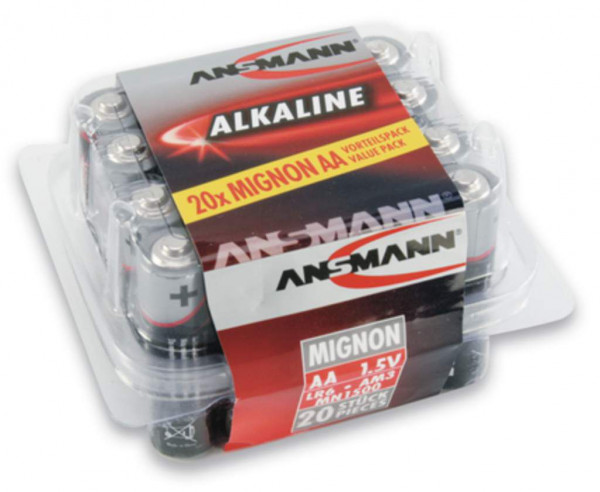 ANSMANN - Batteriebox  Mignon AA 20 Stück