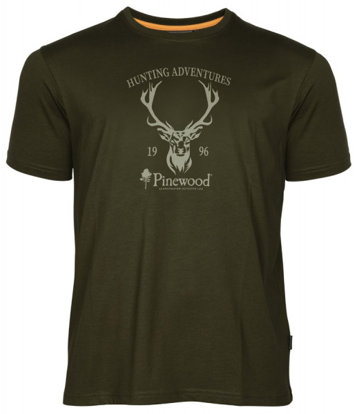 PINEWOOD - T-Shirt Red Deer 100 Green