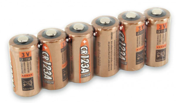 ANSMANN - CR123 Batteriebox 6 Stück